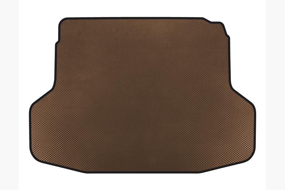 Honda Civic Sedan VII 2001-2006 EVA Trunk Mat (Coupe, Brown) Image