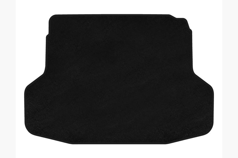 Honda Civic Sedan VII 2001-2006 Premium Trunk Mat Textile (Coupe, Black) Photo 1