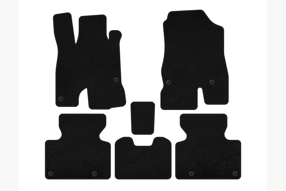Honda Clarity 2016- Textile Floor Mats Premium (Black) Photo 1