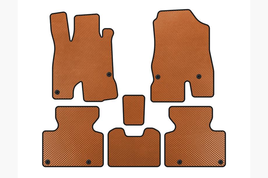 Honda Clarity 2016- EVA Floor Mats (Orange) Image