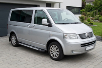 Volkswagen T5 Multivan 2003–2010 Side Steps Sunrise (2 pcs, Aluminum) Short Wheelbase photo 1