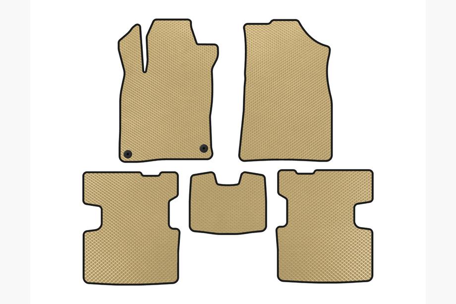 Honda Insight III 2018-2022 EVA Floor Mats (Beige) Image