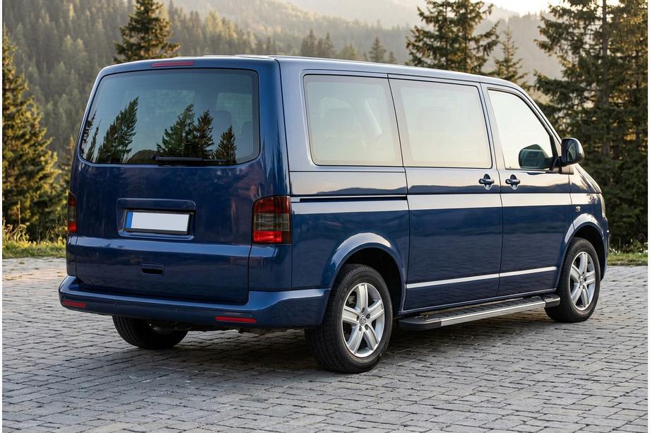 Volkswagen T5 Multivan 2003–2010 Side Steps RedLine V1 (2 pcs, Aluminum) Short Wheelbase Image