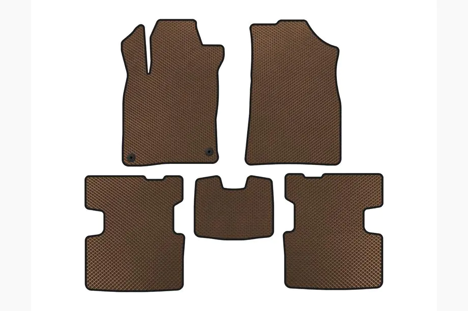 Honda Insight III 2018-2022 EVA Floor Mats (Brown) Image