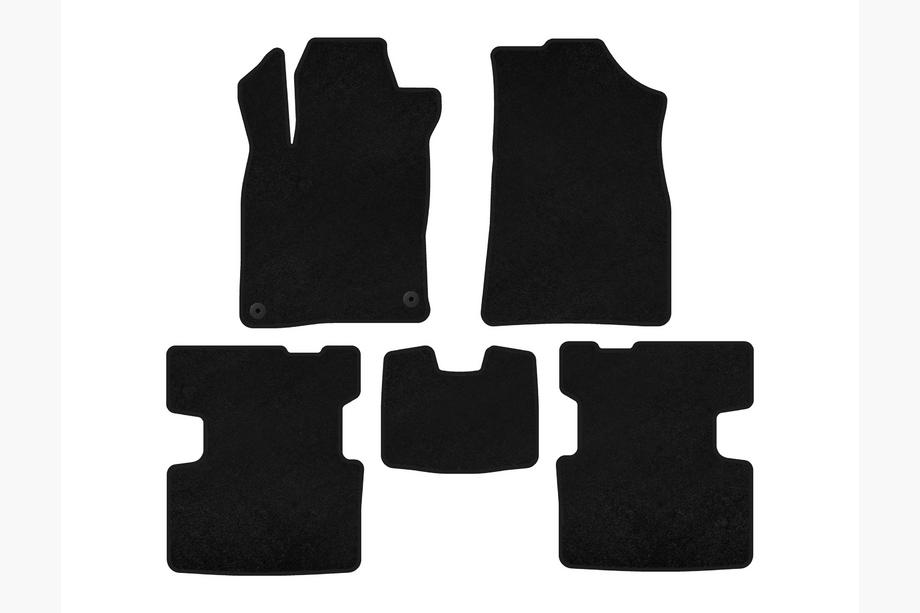 Honda Insight III 2018-2022 Deluxe Textile Floor Mats (Black) Image