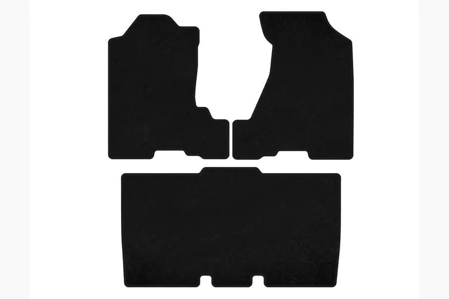 Honda Element 2003-2011 Textile Floor Mats Premium (Black) Image