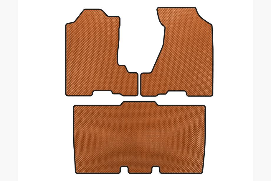 Honda Element 2003-2011 EVA Floor Mats (Orange) Image
