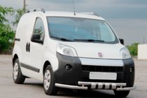 Fiat Fiorino/Qubo 2008-2024 Front Bull Bar Shark Stainless Steel photo 2
