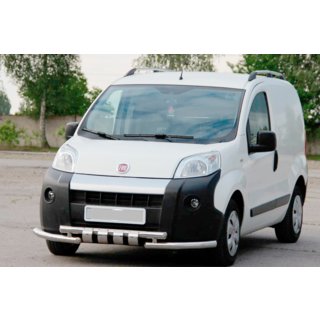 Front Bull Bar Shark Stainless Steel Fiat Fiorino/Qubo 2008-2024 photo 3