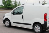 Peugeot Bipper 2008-2017 Side Bars Ø60 (2 pcs, Stainless Steel) photo 1