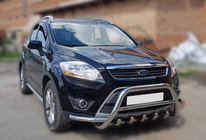 Ford Kuga 2008-2013 Bull Bar WT003-Exclusive (stainless steel) photo 2