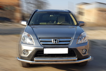 Honda CRV 2001-2006 Front Bull Bar ST014 (Stainless Steel) d60/42 photo 1