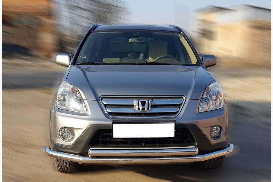 Honda CRV 2001-2006 Front Bull Bar ST014 (Stainless Steel) d60/42 Image