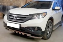 Honda CRV 2012-2016 Front Bull Bar Shark Stainless Steel photo 2