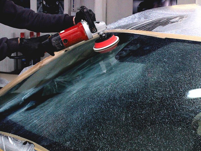 When should you polish your car glass?