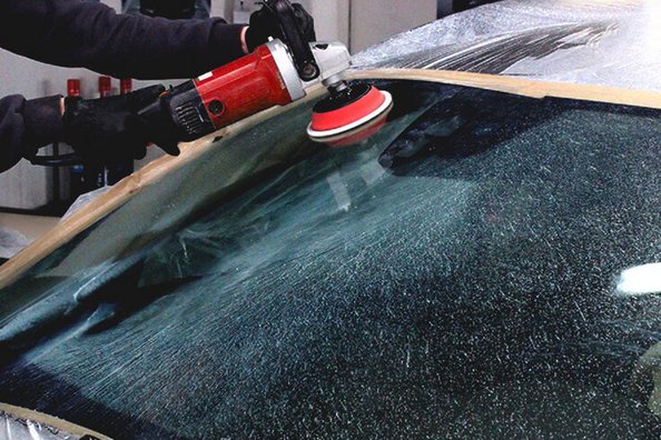 When should you polish your car glass?
