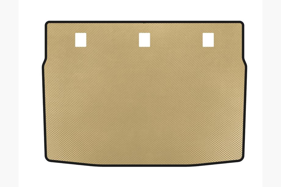 Kia Forte 2008–2024 EVA Trunk Mat (2008-2012, Beige) Image