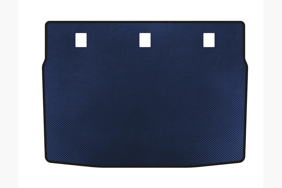 Kia Forte 2008–2024 EVA Trunk Mat (2008-2012, Blue) Image