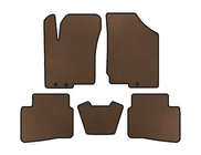 Kia Forte 2008–2024 EVA Floor Mats (2008-2012, Brown) photo 1