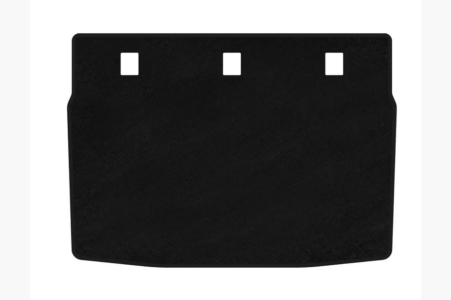 Kia Forte 2008–2024 Trunk Mat Textile Classic (2008-2012, Black) Image