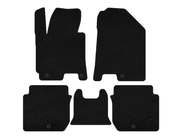Kia Forte 2008–2024 Premium Textile Floor Mats (2016-2018, Black) photo 1