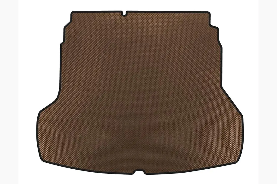 Kia Forte 2008–2024 EVA Trunk Mat (2018-2021, Brown) Photo 1