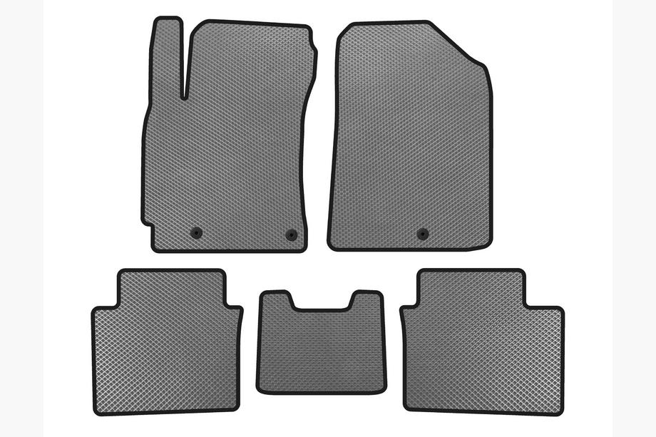 Kia Forte 2008–2024 EVA Floor Mats (2018-2021, Gray) Image