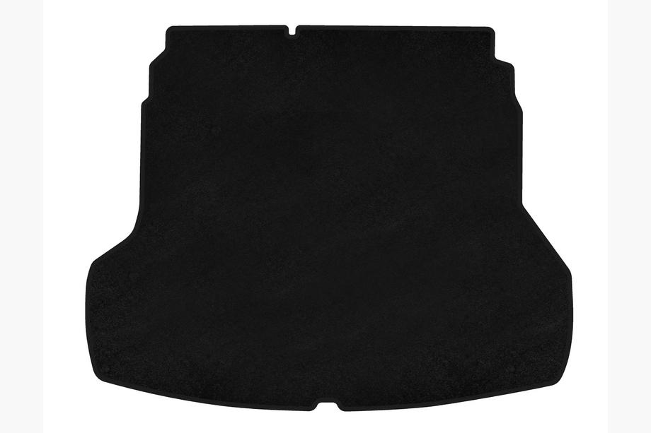 Kia Forte 2008–2024 Premium Textile Trunk Mat (2018-2021, Black) Image