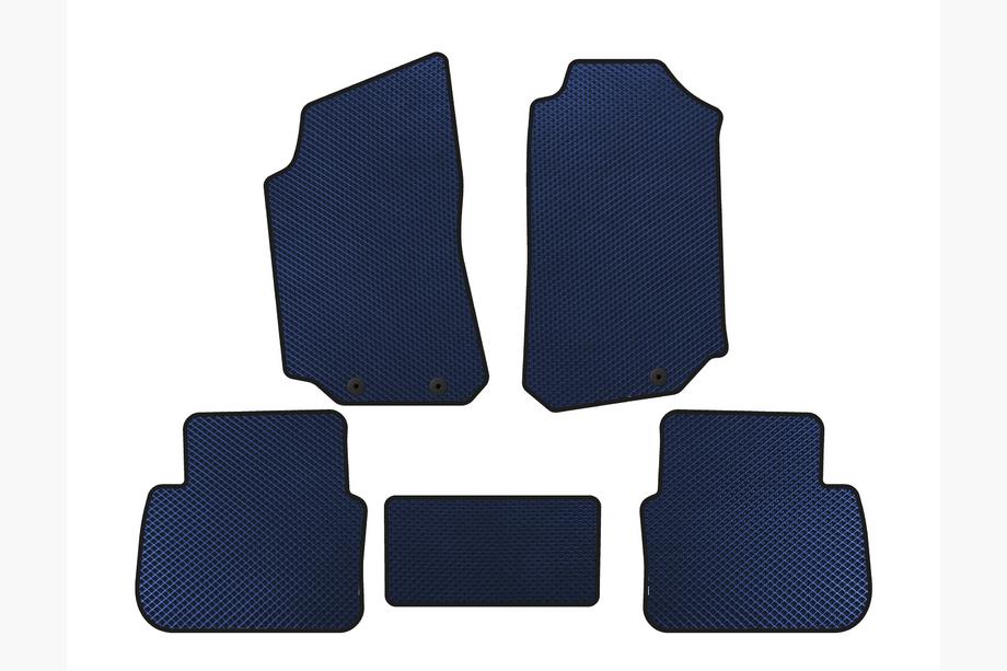 Saab 9-5 1997-2010 EVA Floor Mats (Blue) Photo 1