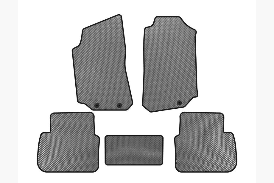 Saab 9-5 1997-2010 EVA Floor Mats (Gray) Image