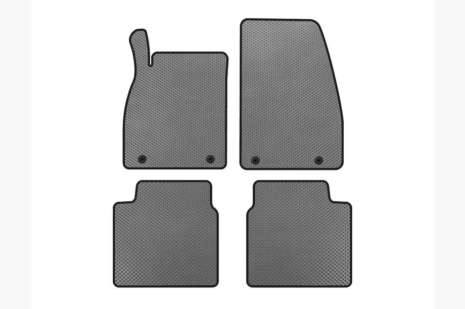 Saab 9-5 2010-2012 EVA Floor Mats (Gray) Image