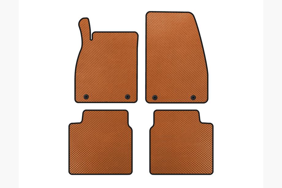 Saab 9-5 2010-2012 EVA Floor Mats (Orange) Image