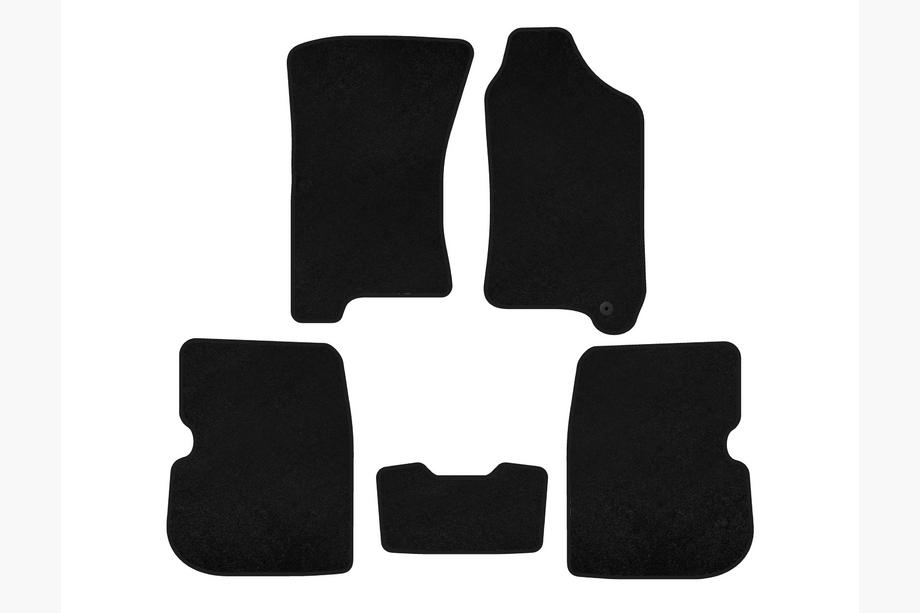 Subaru Forester 1997-2002 Textile Floor Mats Premium (Right Hand Drive, Black) Image