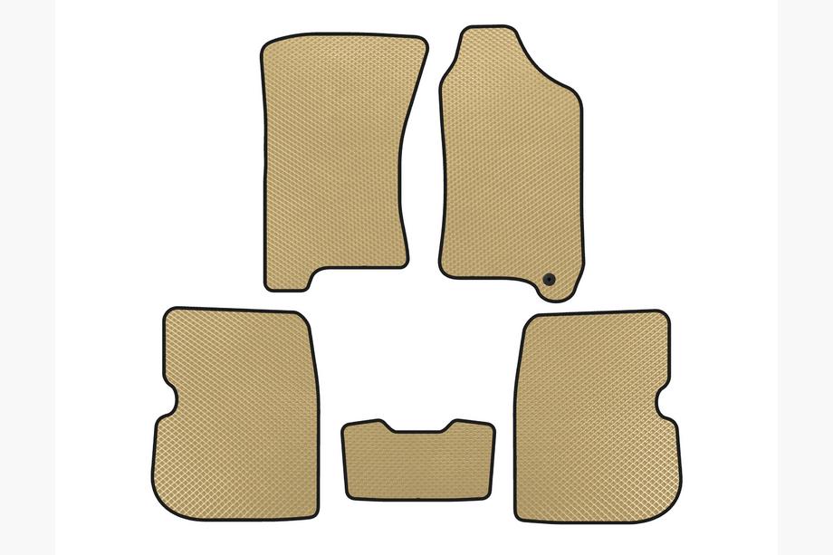 Subaru Forester 1997-2002 EVA Car Mats (Right-Hand Drive, Beige) Image