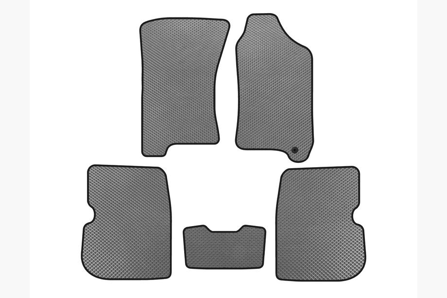 Subaru Forester 1997-2002 EVA Floor Mats (Right Hand Drive, Gray) Image