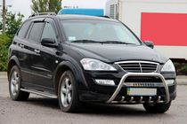 SsangYong Action 2005-2018 Bull Bar WT004 Stainless Steel photo 3