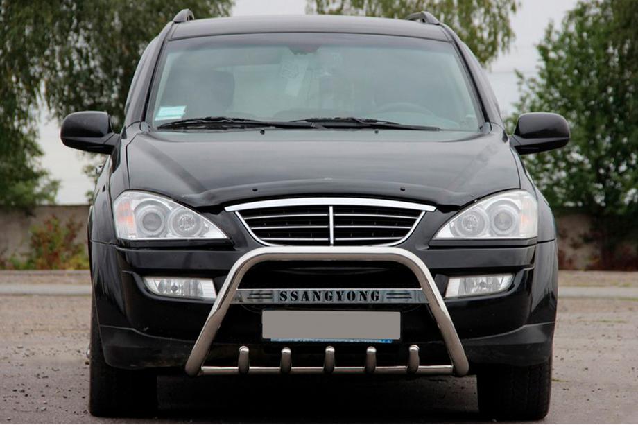 SsangYong Action 2005-2018 Bull Bar WT004 Stainless Steel Image