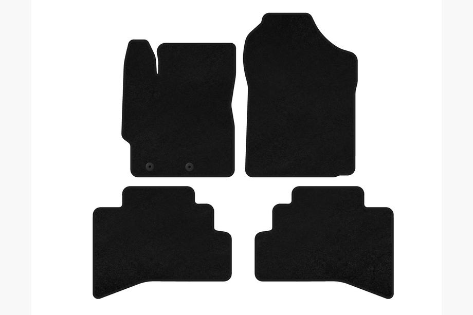 Toyota Prius C 2012-2019 Textile Floor Mats Premium (Black) Image