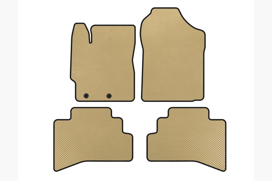 Toyota Prius C 2012-2019 EVA Floor Mats (Beige) Image