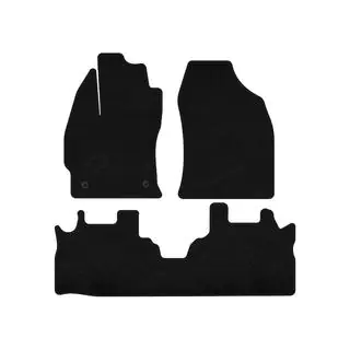 Textile Floor Mats Premium (2 Rows, Black) photo 1