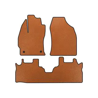 EVA Floor Mats (2 Rows, Orange)