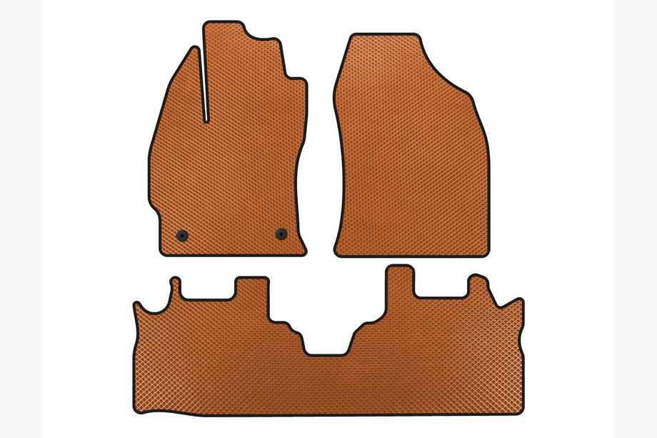 Toyota Prius EVA Floor Mats (2 Rows, Orange) Image