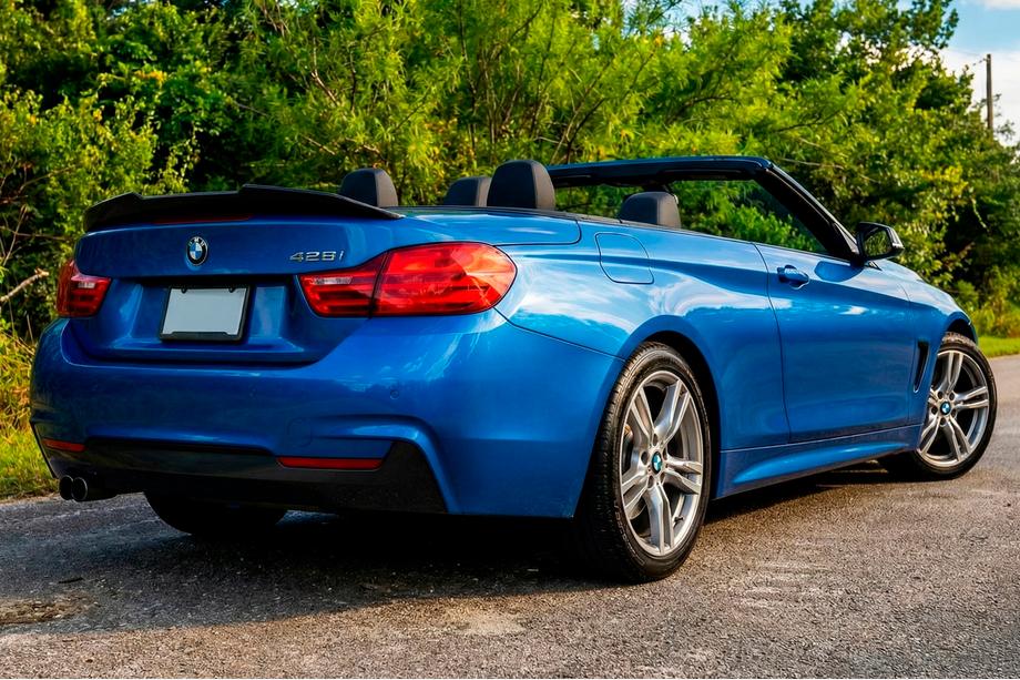 BMW 4 Series F32/F33/F36 2012-2020 PSM-Style Spoiler (for F33, Gloss Black) Image