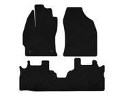 Toyota Prius Deluxe Textile Floor Mats (2 Rows, Black) photo 1