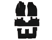 Toyota Prius Textile Floor Mats Classic (3 Rows, Black) photo 1