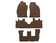 Toyota Prius EVA Floor Mats (3 Rows, Brown) photo 1