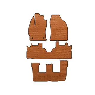 EVA Floor Mats (3 Rows, Orange)