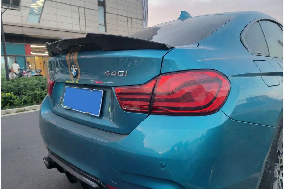 BMW 4 Series F32/F33/F36 2012-2020 M4-Style Spoiler (for F36, Gloss Black) Image