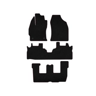 Deluxe Textile Floor Mats (3 Rows, Black) photo 1