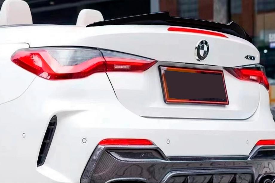 BMW 4 Series G22/23/26 2020- M4-Style Spoiler (for G23, Gloss Black) Photo 1